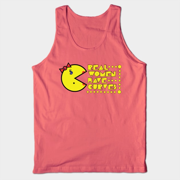 Pac Curves Tank Top by Brantoe